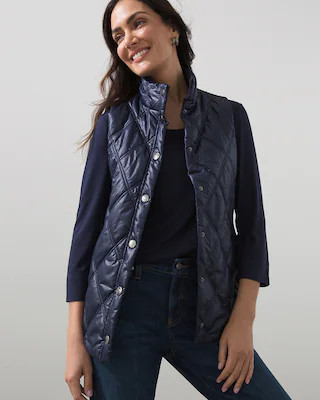 Elongated Quilted Vest | Chico's