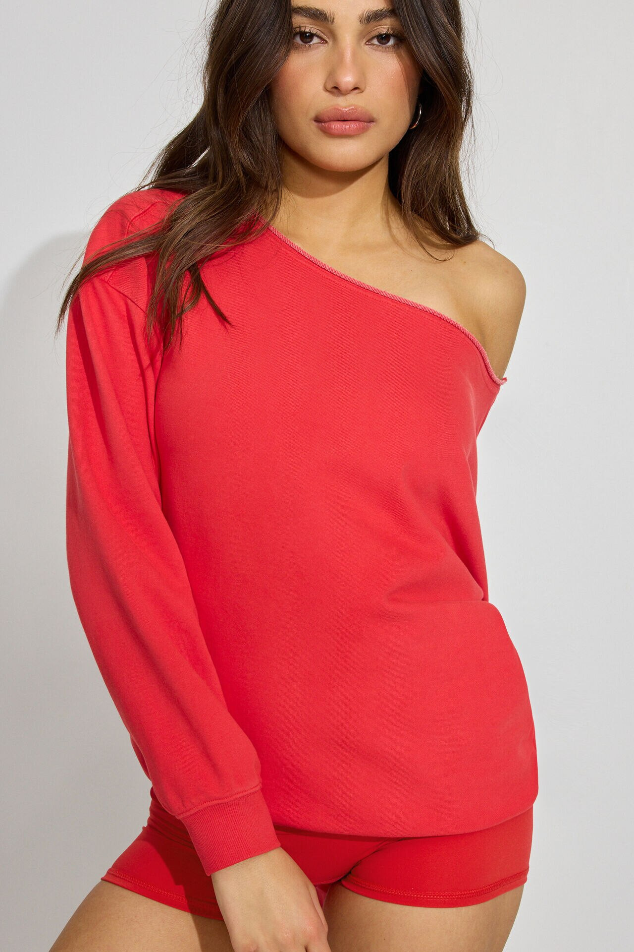 SoftTerry Off Shoulder Sweatshirt | Garage Clothing