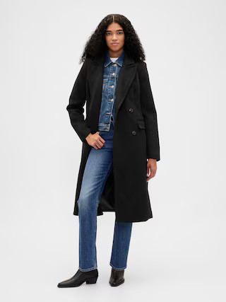 Wool-Blend Chesterfield Coat | Gap (US)