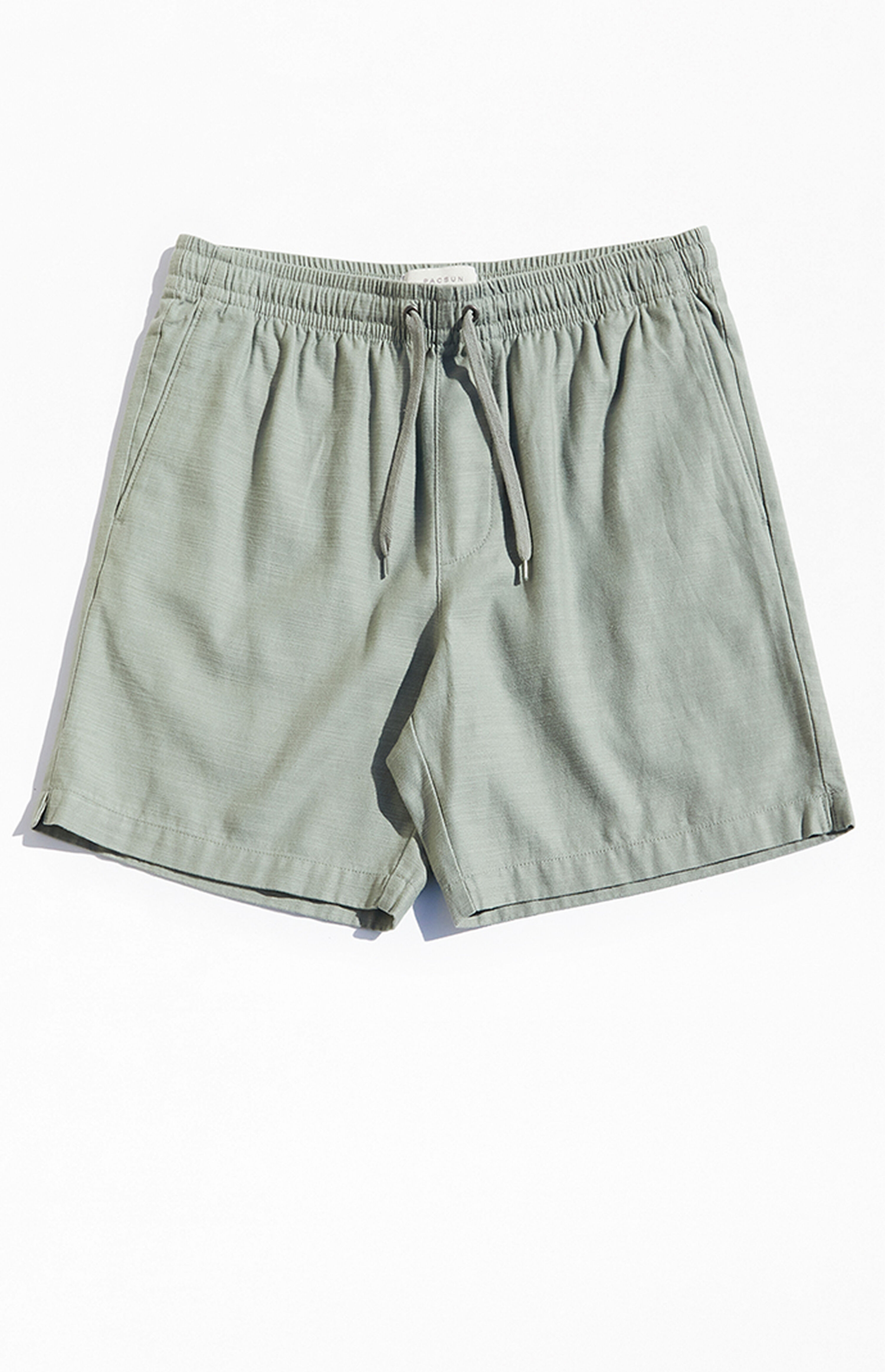 PacSun Olive Textured Volley Shorts | PacSun