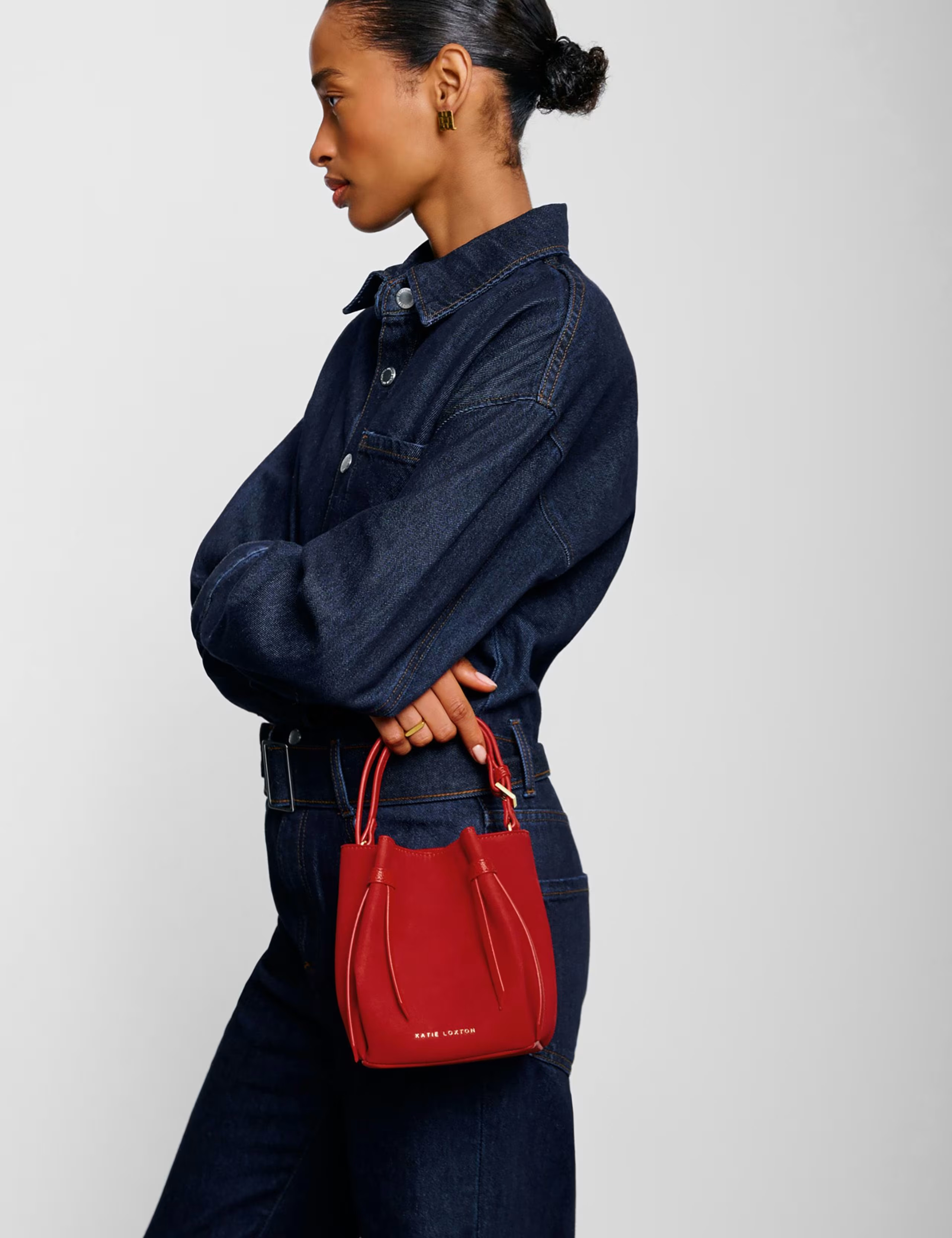 Faux Suede Mini Bucket Bag | Marks & Spencer (UK)