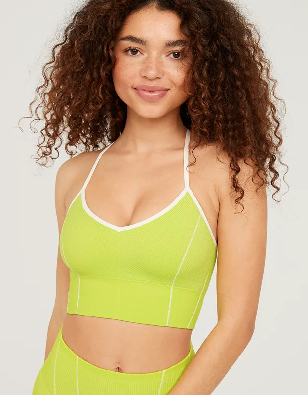 OFFLINE By Aerie Seamless Corset Sports Bra | Aerie