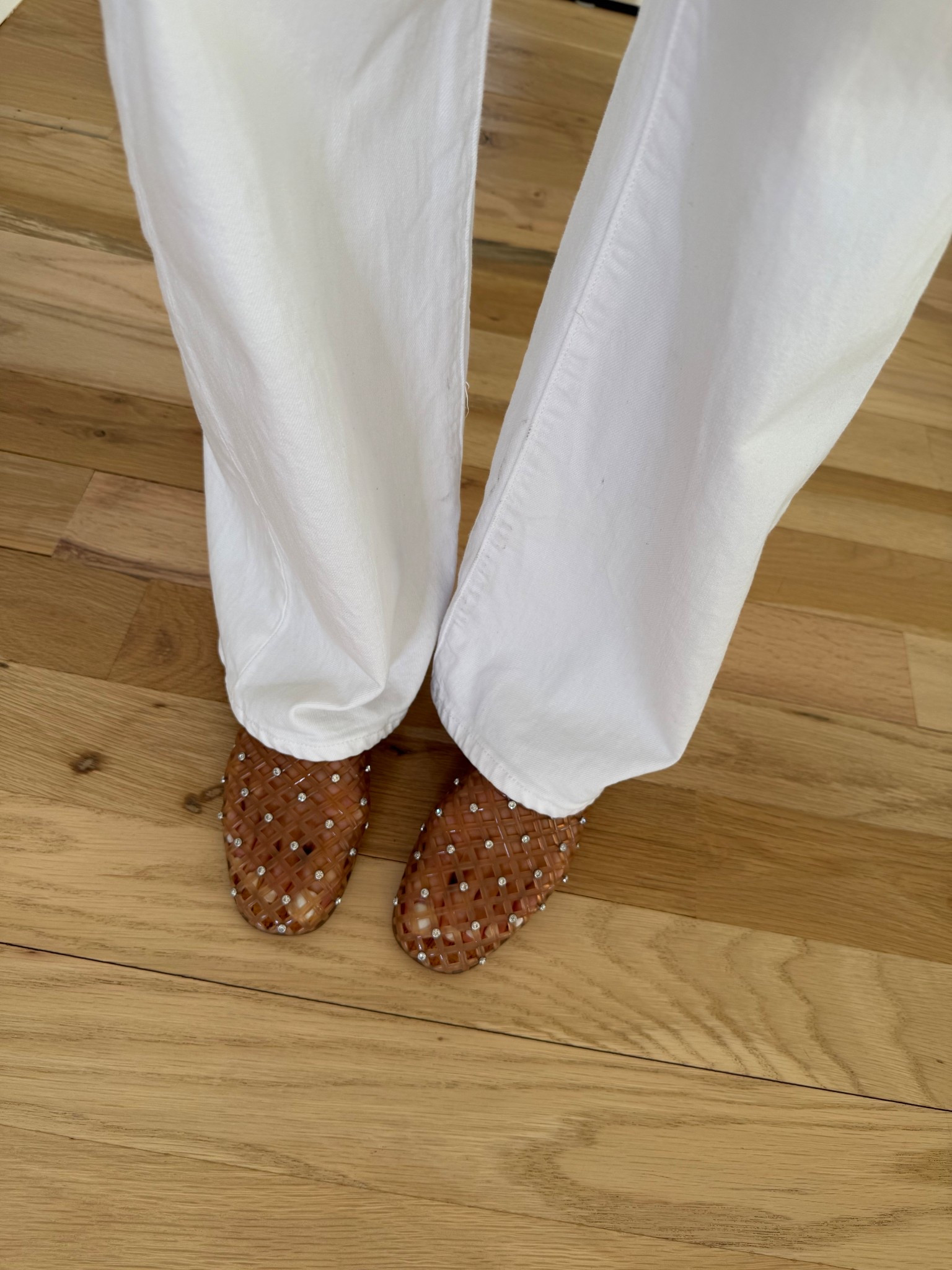 Must have cute jelly shoes with rhinestone that match ant outfit 

#LTKSeasonal #LTKPetite