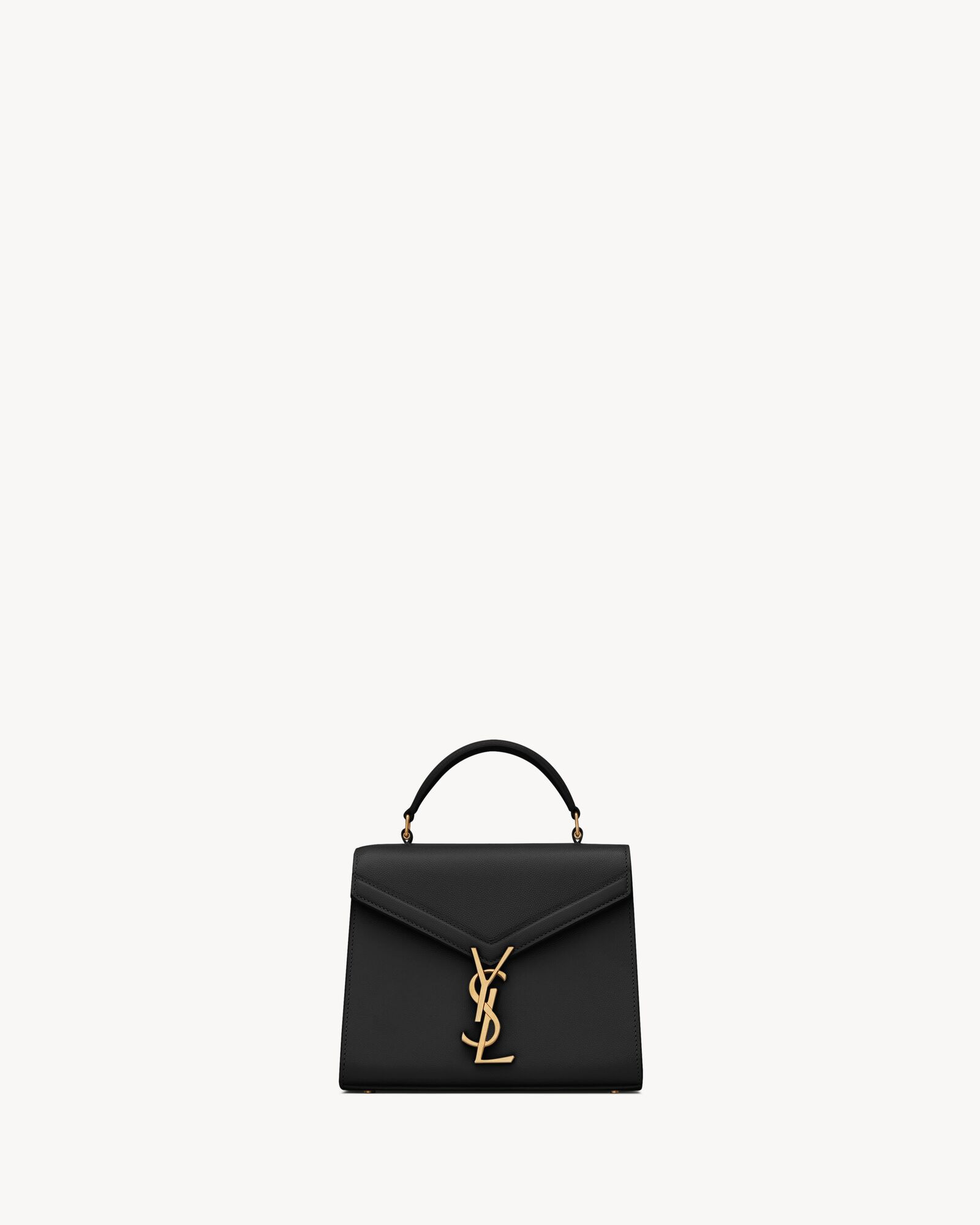 CASSANDRA Mini top handle bag in grain de poudre embossed leather | Saint Laurent __locale_countr... | Saint Laurent Inc. (Global)