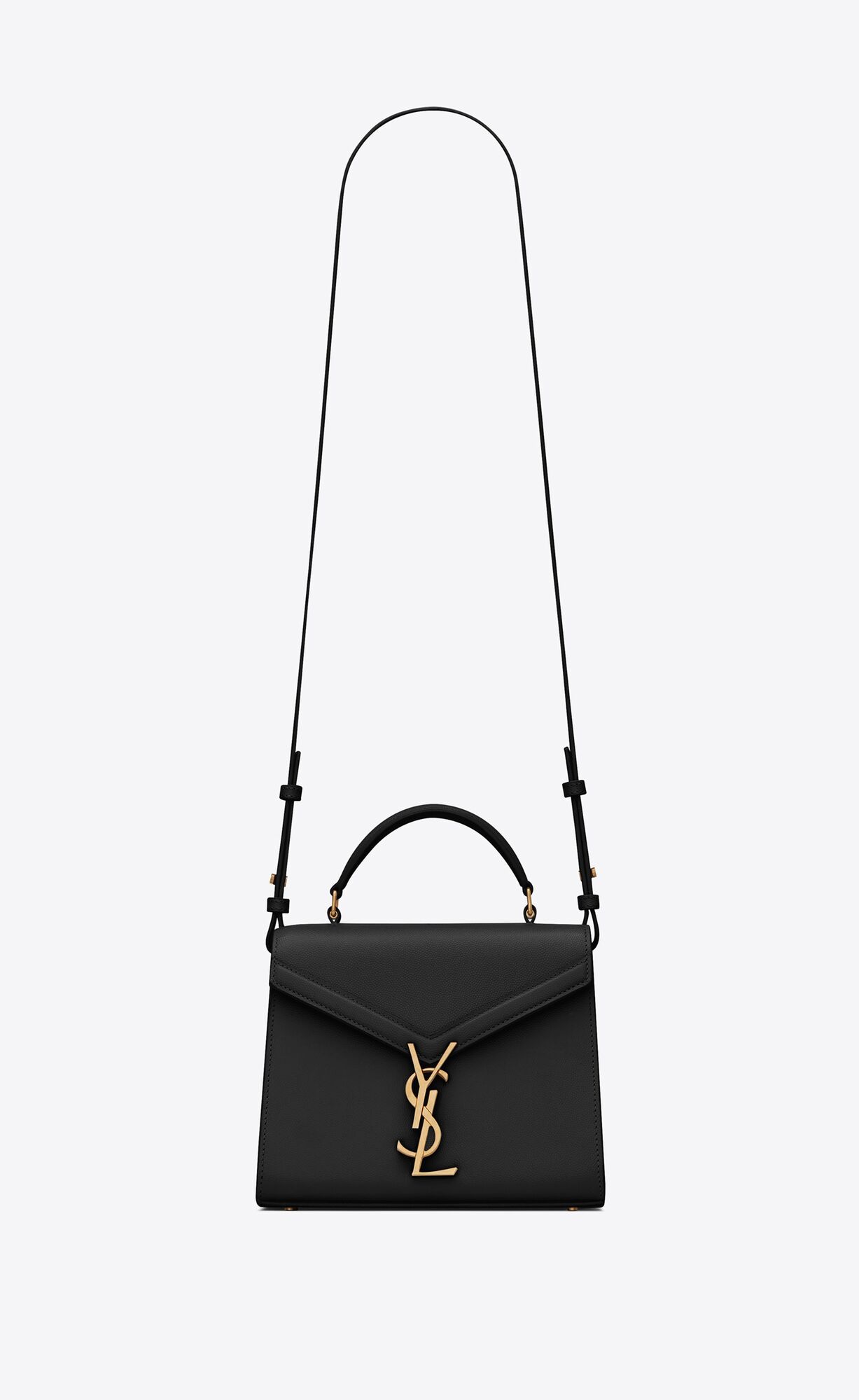 CASSANDRA Mini top handle bag in grain de poudre embossed leather | Saint Laurent | YSL.com | Saint Laurent Inc. (Global)