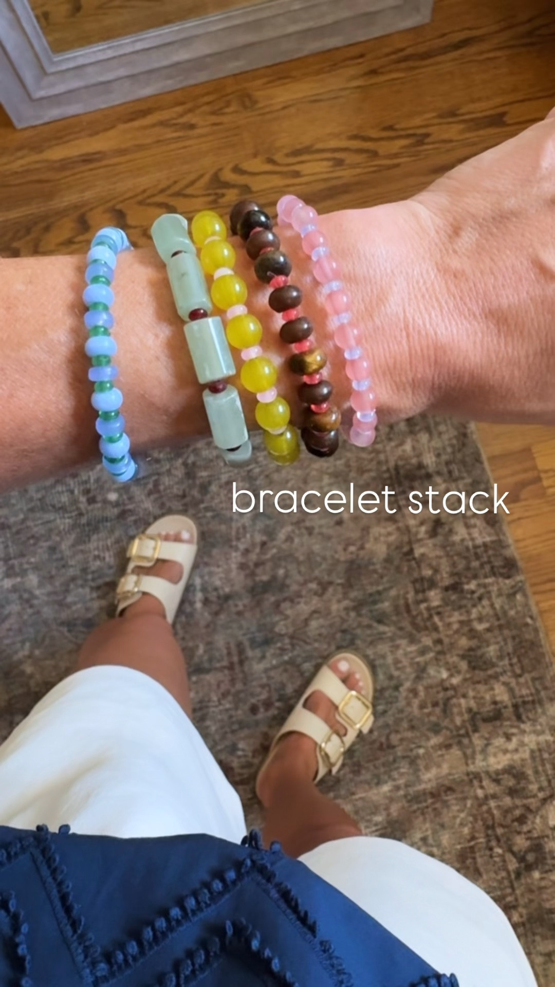 Summer bracelet stack. Colorful beaded bracelets.

#LTKootd #LTKSeasonal