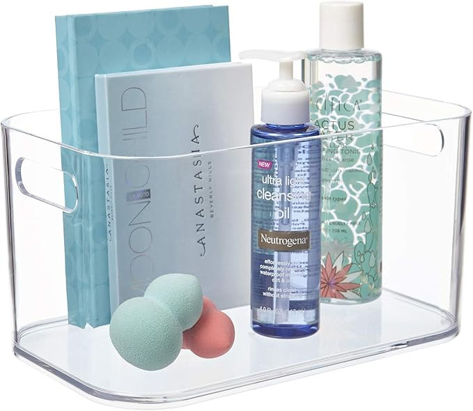 STORi Bliss Open Compartment Plastic Organizer | Clear | Amazon (US)