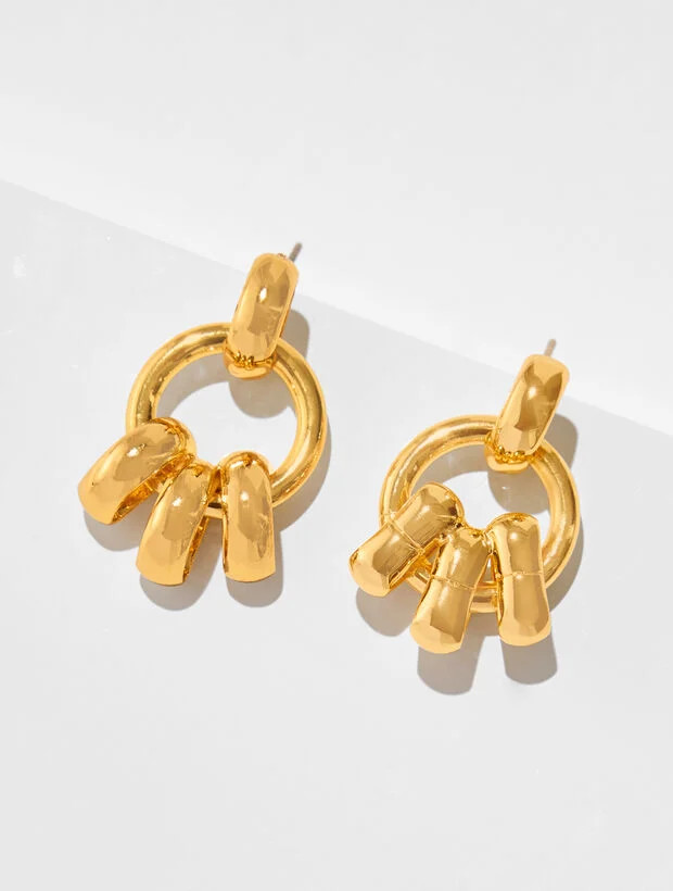 Tri Links Drop Earrings | Talbots