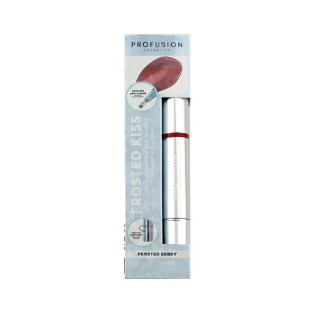 Profusion Cosmetics Frosted Kiss Cooling Plumping Lip Gloss - Frosted Berry | Walmart (US)