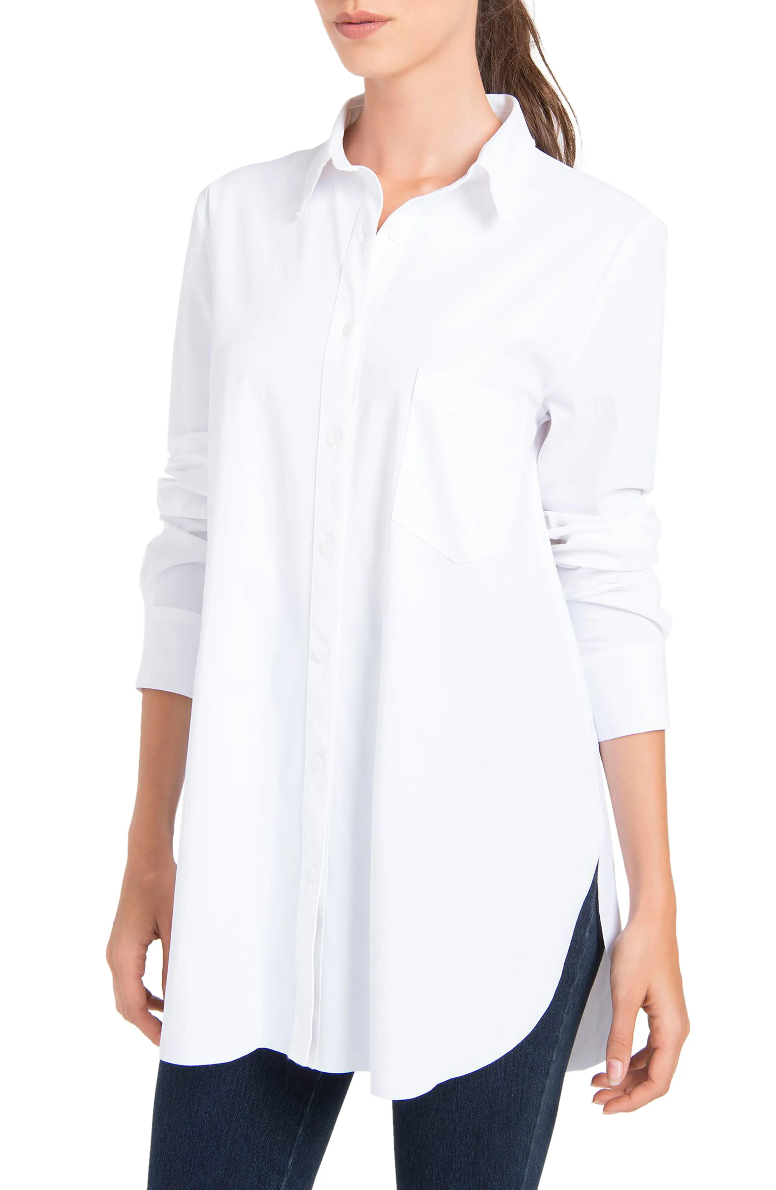 Women's Lysse Schiffer Shirt, Size Large - White | Nordstrom