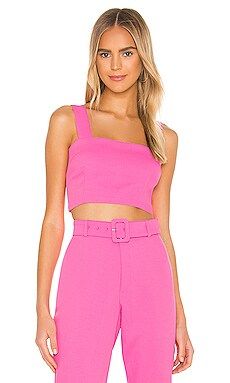 Bardot Crop Tank in Pink Pop from Revolve.com | Revolve Clothing (Global)
