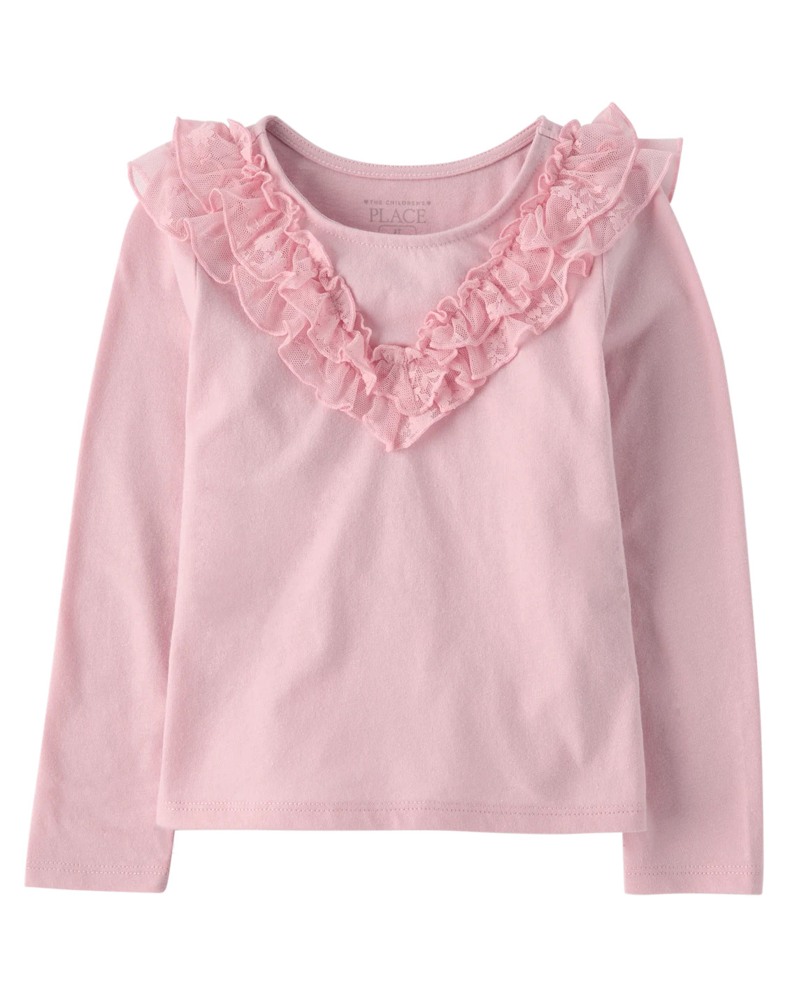 Toddler Girls Lace Ruffle Top - purple | The Children's Place