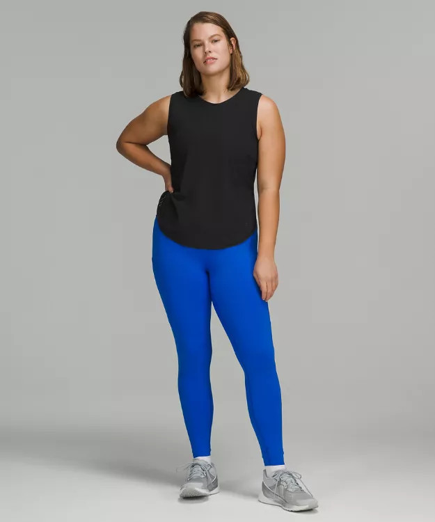 High-Neck Split-Hem Running Tank Top | lululemon (AU)