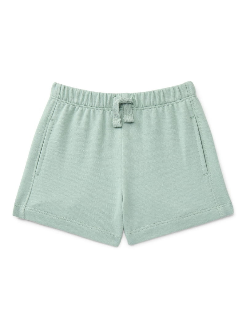 Wonder Nation Baby Boy French Terry Drawstring Shorts, Sizes 0-24 Months | Walmart (US)