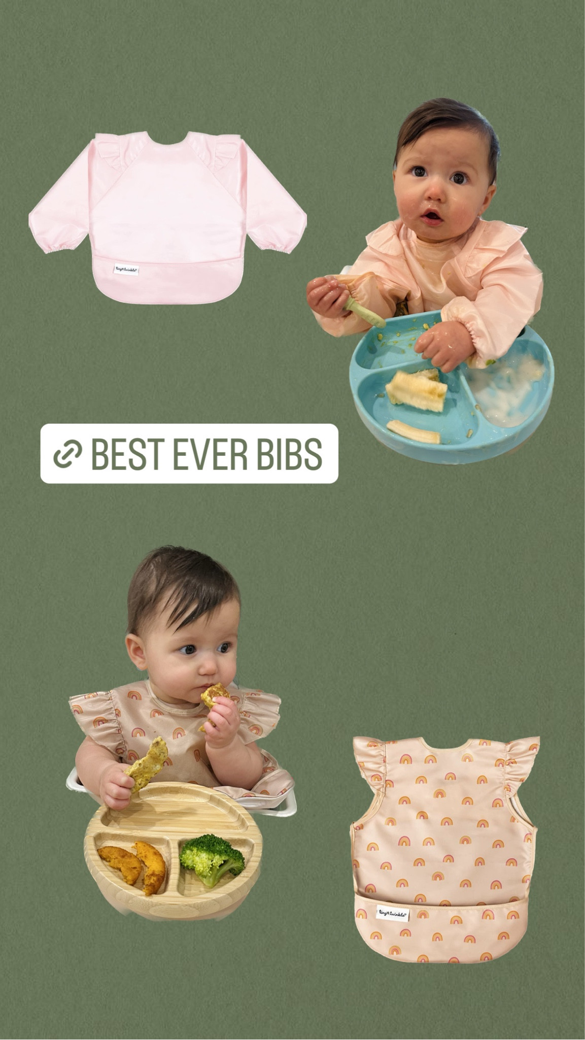 bibs | mess proof bibs | smock bibs | baby bibs | baby led weaning bibs 

#LTKbaby
