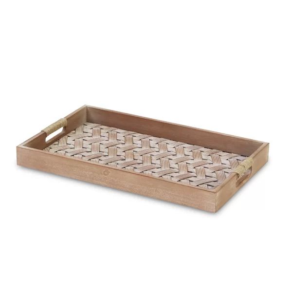 Beachwood Woven Serving Tray | Wayfair North America