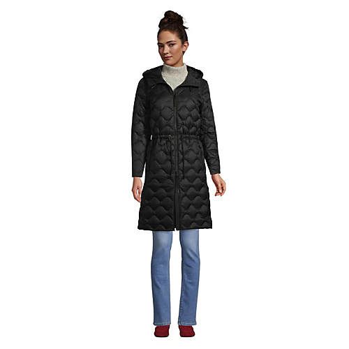 Women's Ultralight Quilted Packable Down Coat | Lands' End (US)