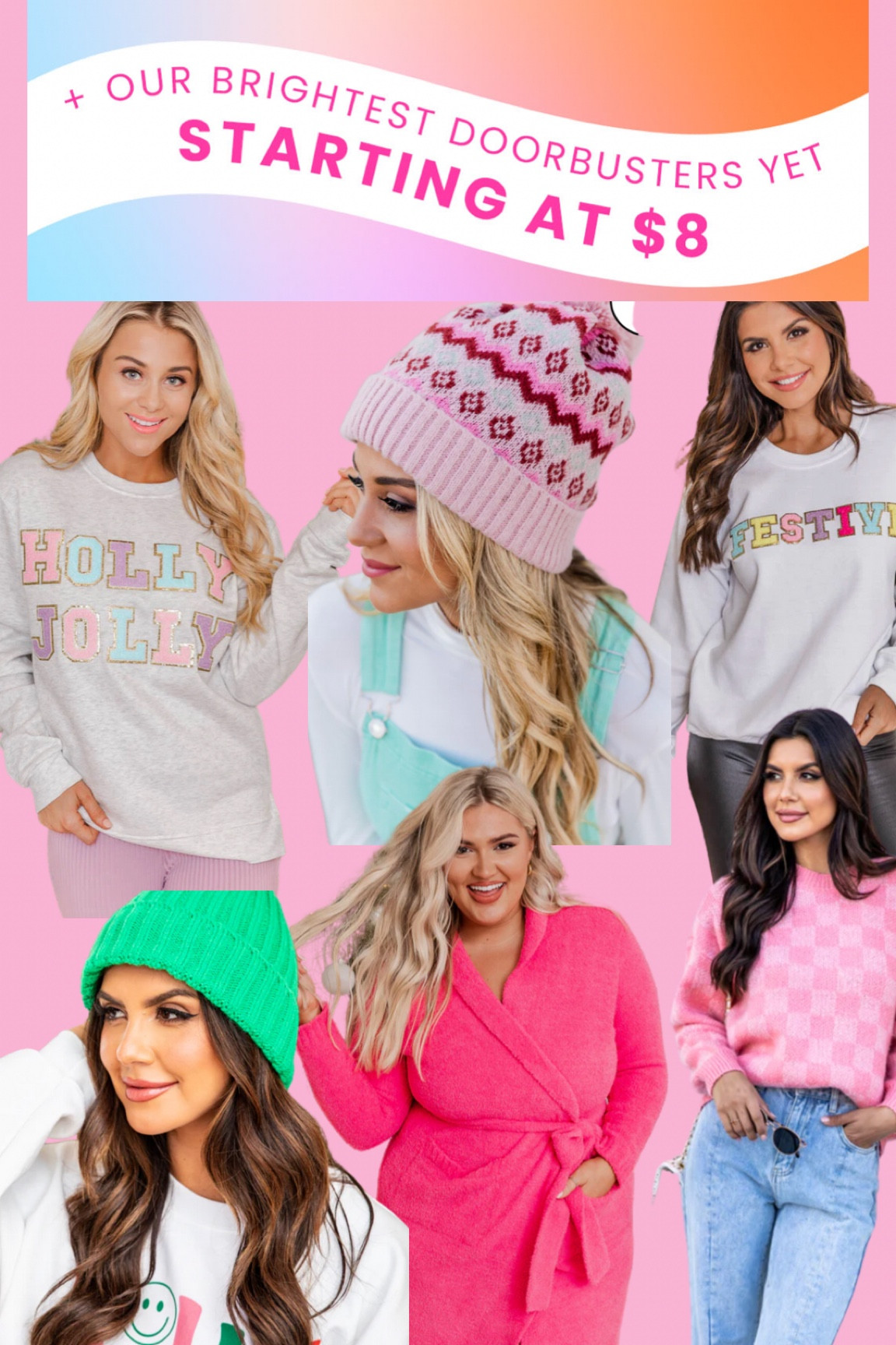 Pink lily cyber Monday sale! 
Doorbusters starting at $8 and 35% off sitewide with code SHOP35 
Christmas sweaters, holiday outfit, holiday sweater, robes, crossbody, belt bag, beenie, leggings, blankets, hats, travel accessories 

#LTKHoliday #LTKCyberweek #LTKsalealert