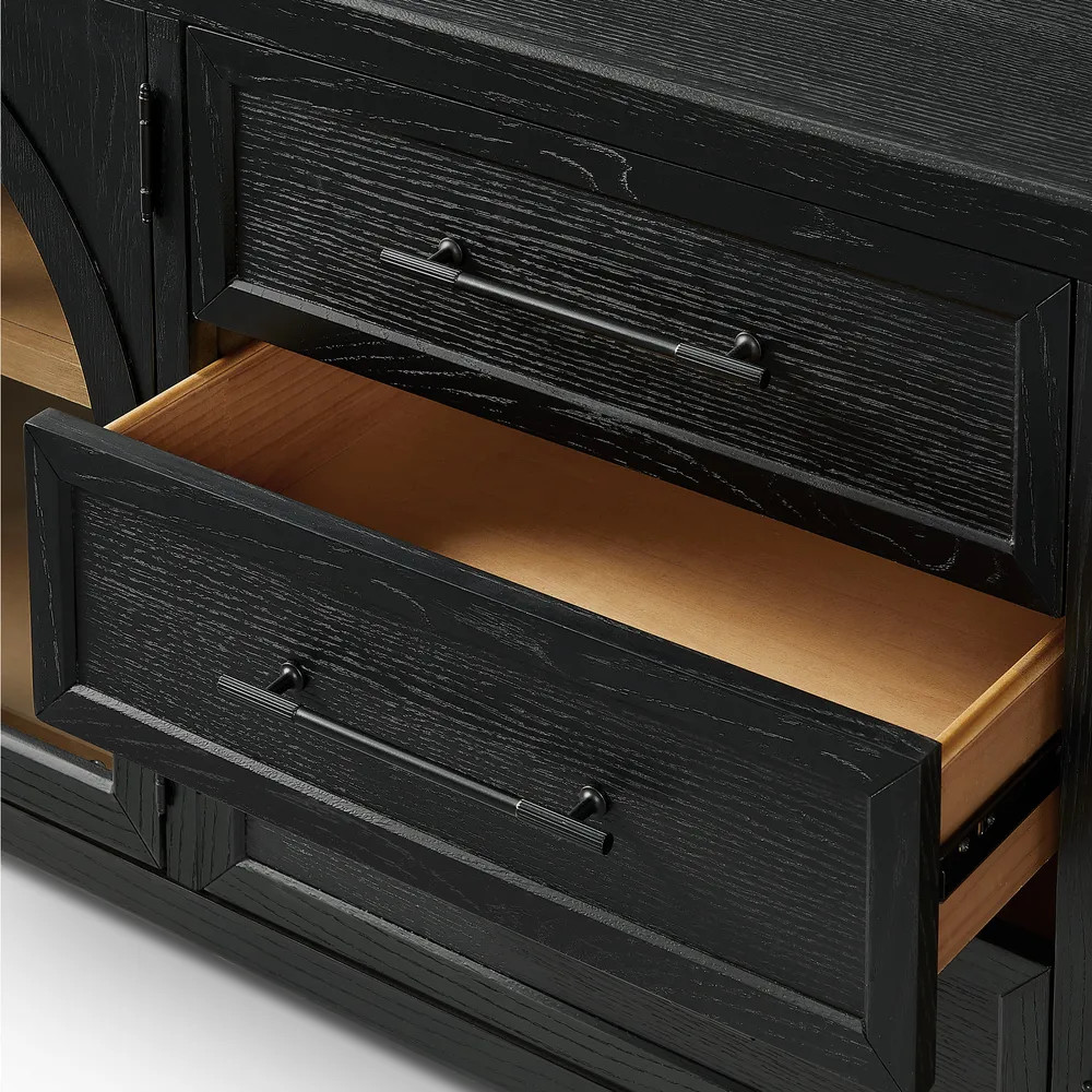 ExclusiveValborg 80" Oak Media Console | Hernest