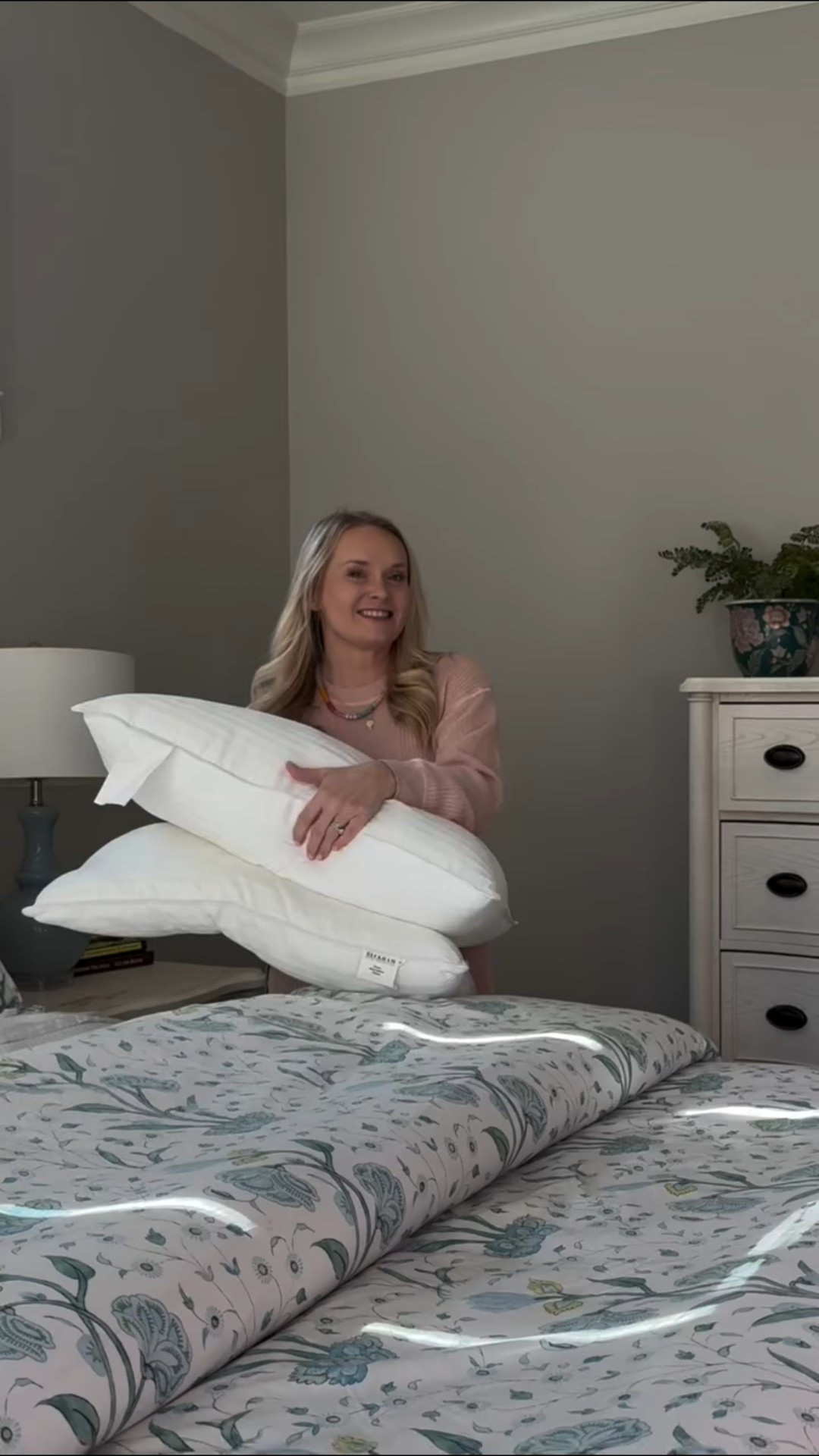 Raise your hand if a better night's sleep is one of your goals for 2026? 🙋🏼‍♀️ You're going to need these pillows! They are so soft and comfortable with just the perfect amount of squish for a great night's sleep. Right now they are on sale for 2 for $40 for queen size and 2 for $55 for the king set. I'm on a mission to replace all of the sleeping pillows in our house with these. 

Best most comfortable sleeping pillows

#LTKHome