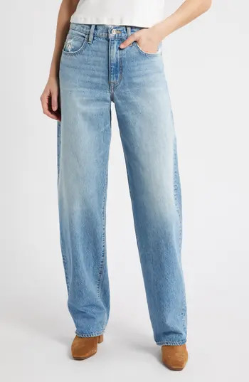 SLVRLAKE Tess Low Rise Wide Leg Jeans in Out Of Reach at Nordstrom Rack, Size 31 | Nordstrom Rack