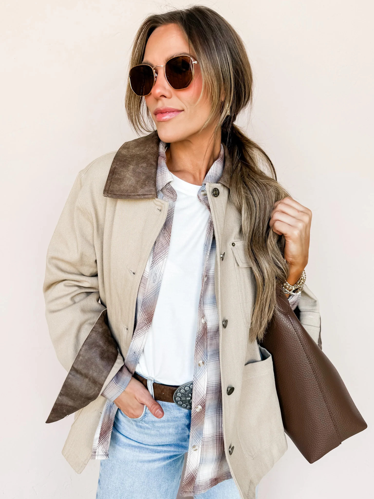 Crisp Breeze Button Front Jacket | Ruthie Grace
