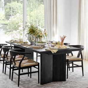 Knife Edge Extendable Rectangular Dining Table (72"-132") | Williams-Sonoma