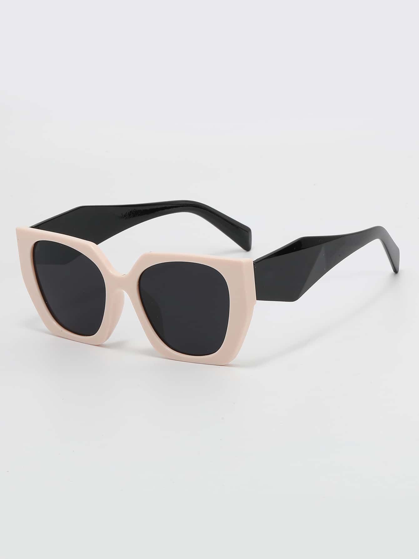 Geometric Frame Fashion Glasses | SHEIN