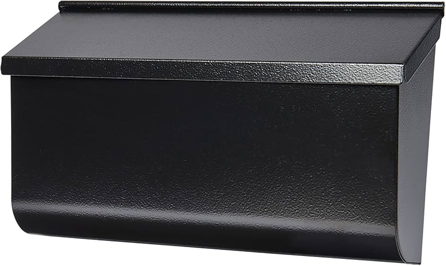 Architectural Mailboxes Woodlands Galvanized Steel Wall Mount Mailbox, L4010WBAM, Black, Medium C... | Amazon (CA)