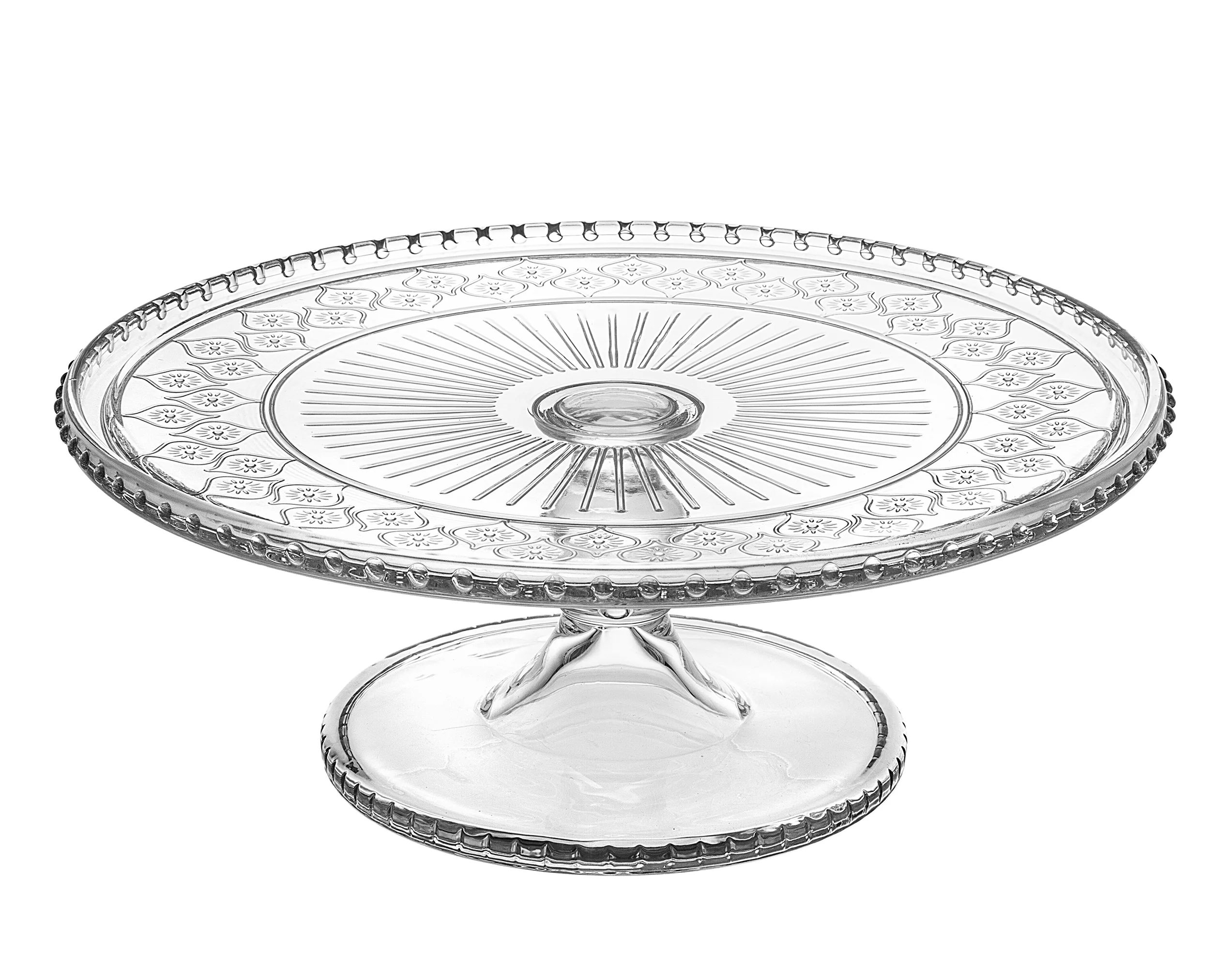 Claro Clear Footed Cake Stand | Walmart (US)