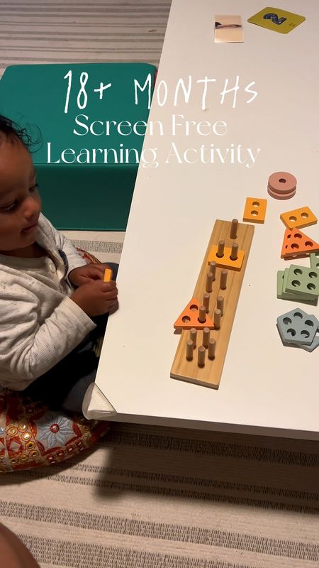 learning activity toy for my one year old and two year old 🔻🔸◼️

#LTKFind #LTKkids #LTKbaby