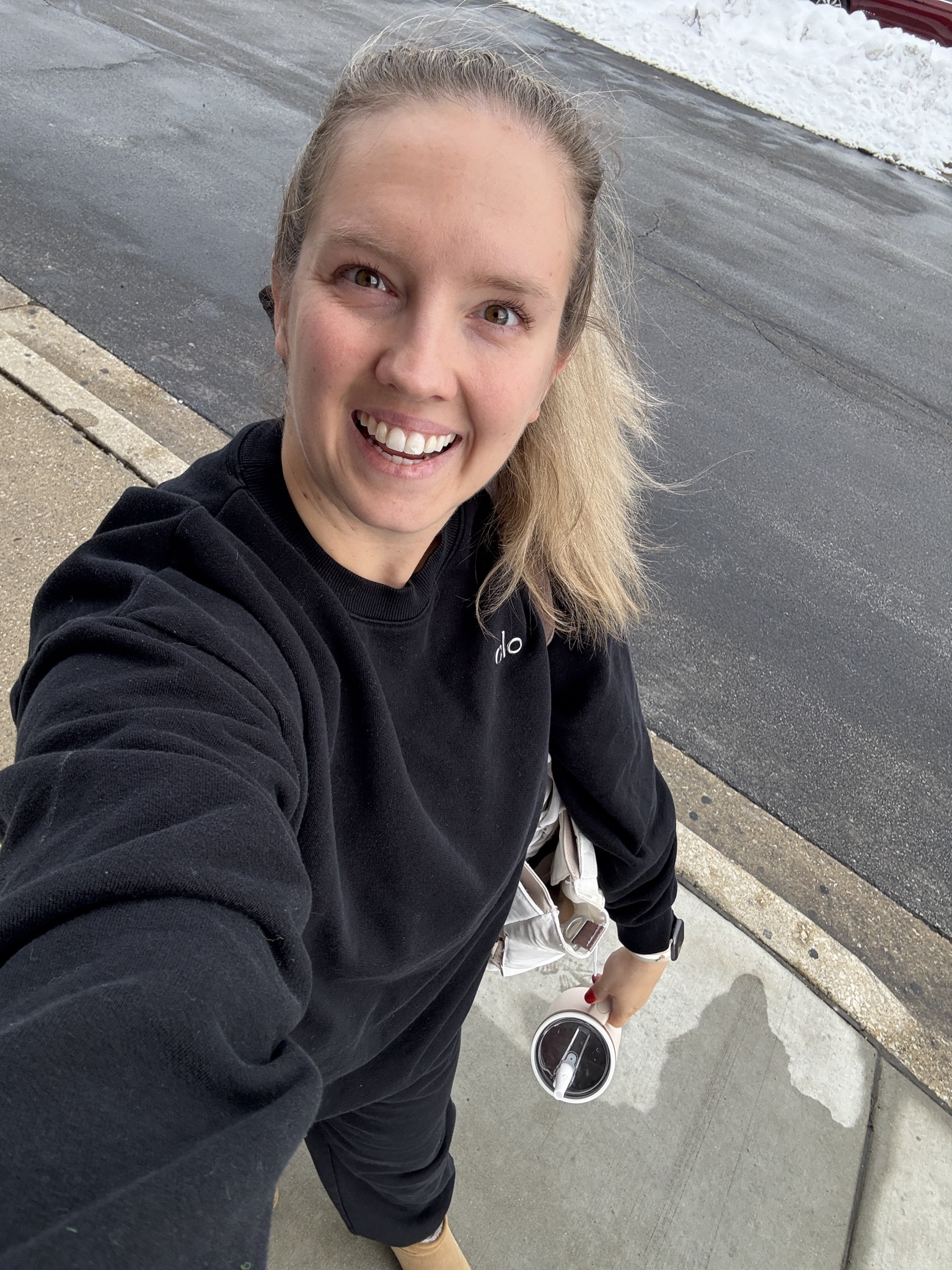 Pro Tip: the alo accolade set makes a PERFECT winter over-your-tennis-clothes sweatsuit! It looks great, is super comfortable, and the sizing is generous so it fits over your skirt no problem! Wearing a Large, normally 12/14 for reference.

#LTKTall #LTKSeasonal #LTKfitnessgoals