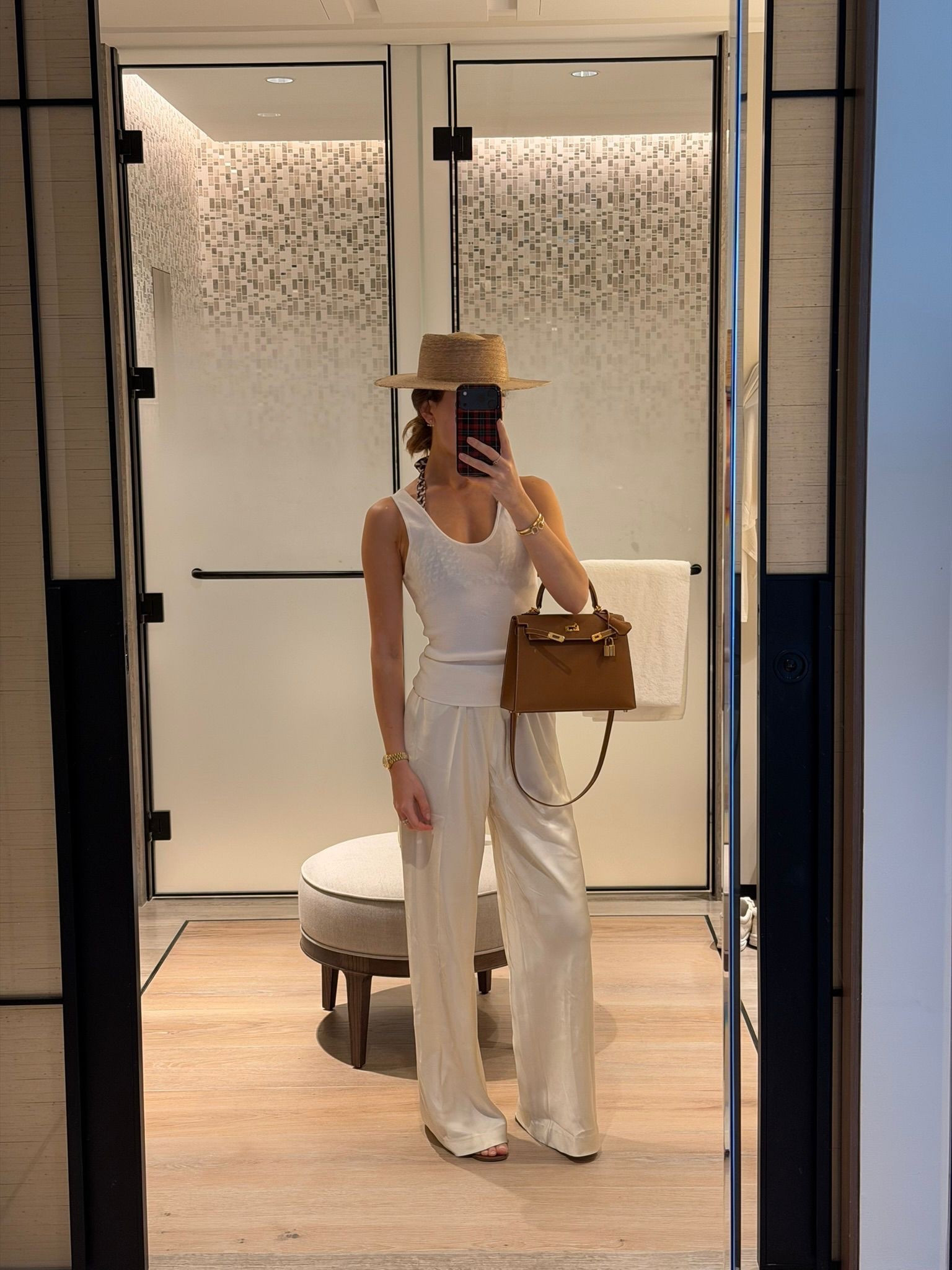 Off to the beach ☀️ wearing a Monday Swimwear Bikini, Lilysilk pants, H&M top and a Lack of Color hat

#LTKtravel #LTKswimwear