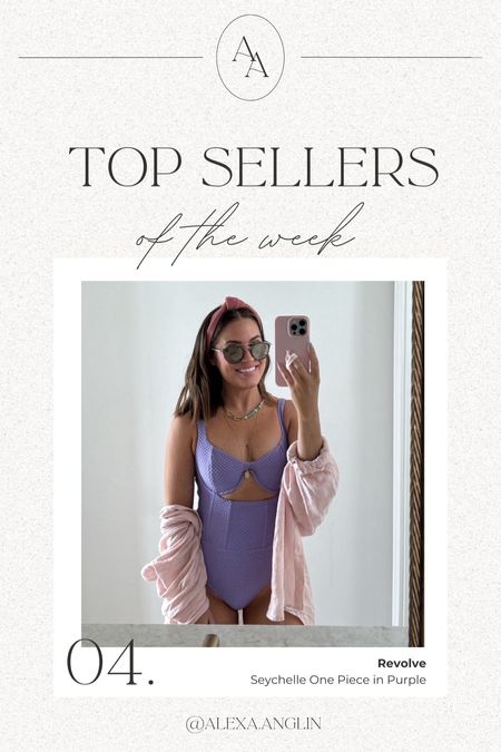 Top sellers of the week— Seychelle One Piece in Purple, from Revolve! 

Wearing small in swimsuit, XS in coverup, headband is a couple years old from Aerie! // resort wear // beach outfit // pool outfit 

#LTKSeasonal #LTKswim #LTKstyletip