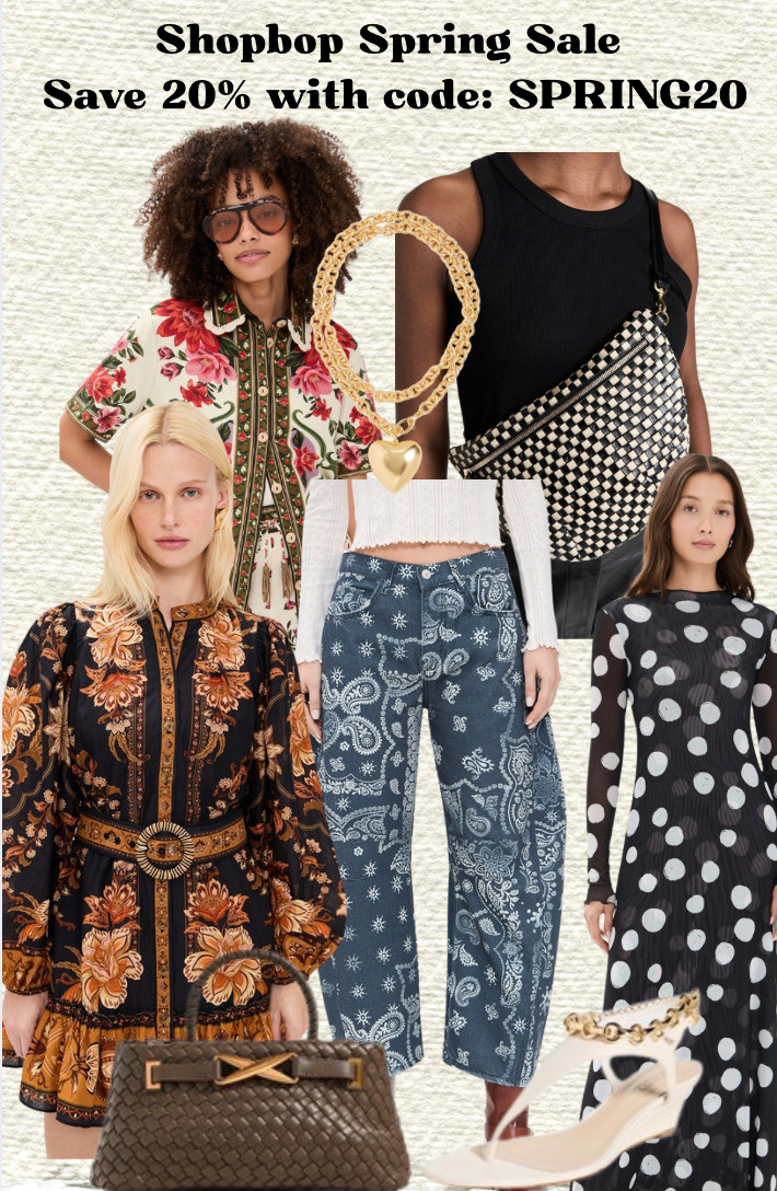 Shopbop's spring sale is here. Save 20% with code: SPRING20 

 #LTKSeasonal #LTKOver40 #LTKSaleAlert