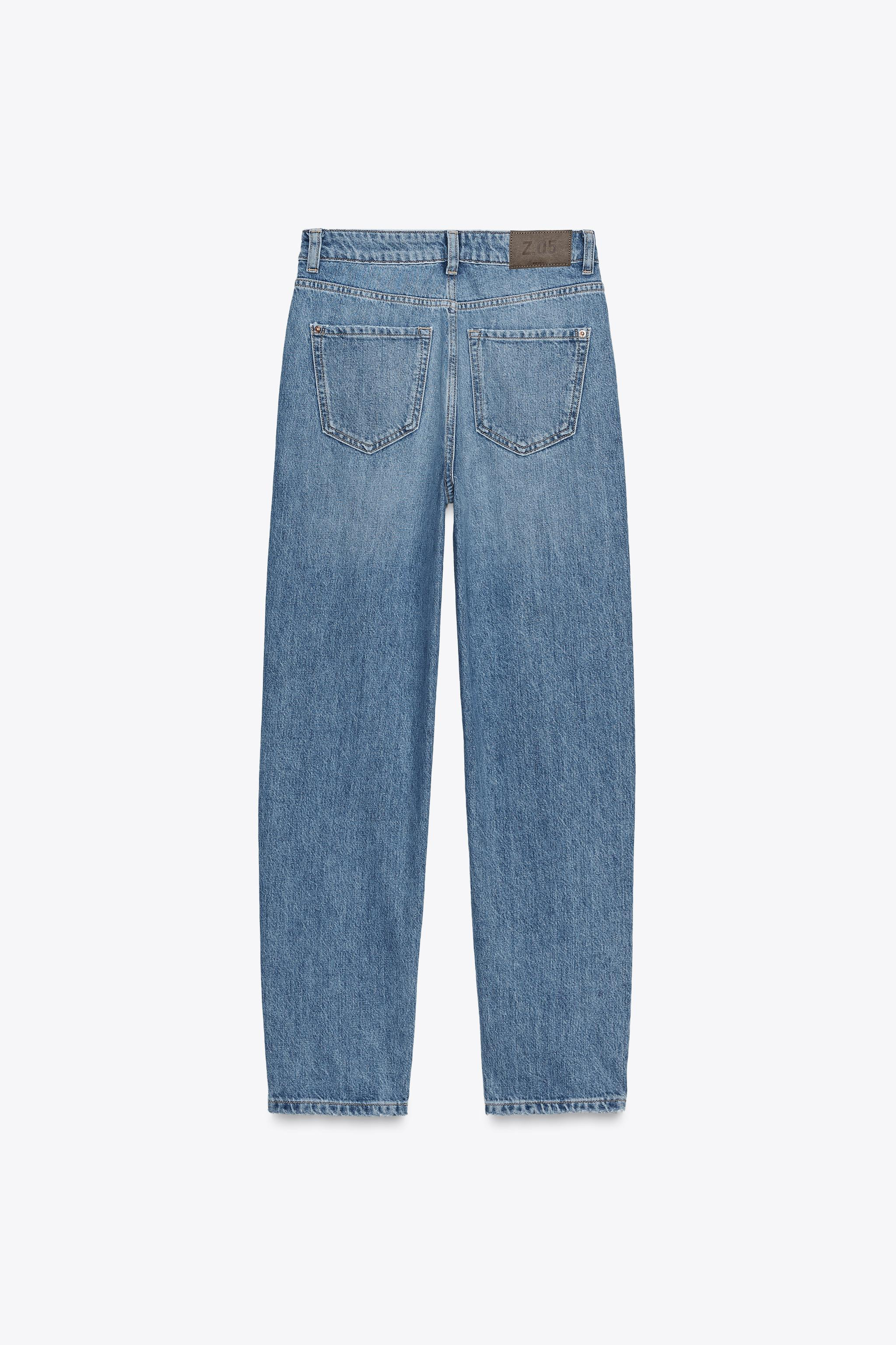 Z.05 HIGH WAIST RIGID MOM FIT JEANS | Zara US