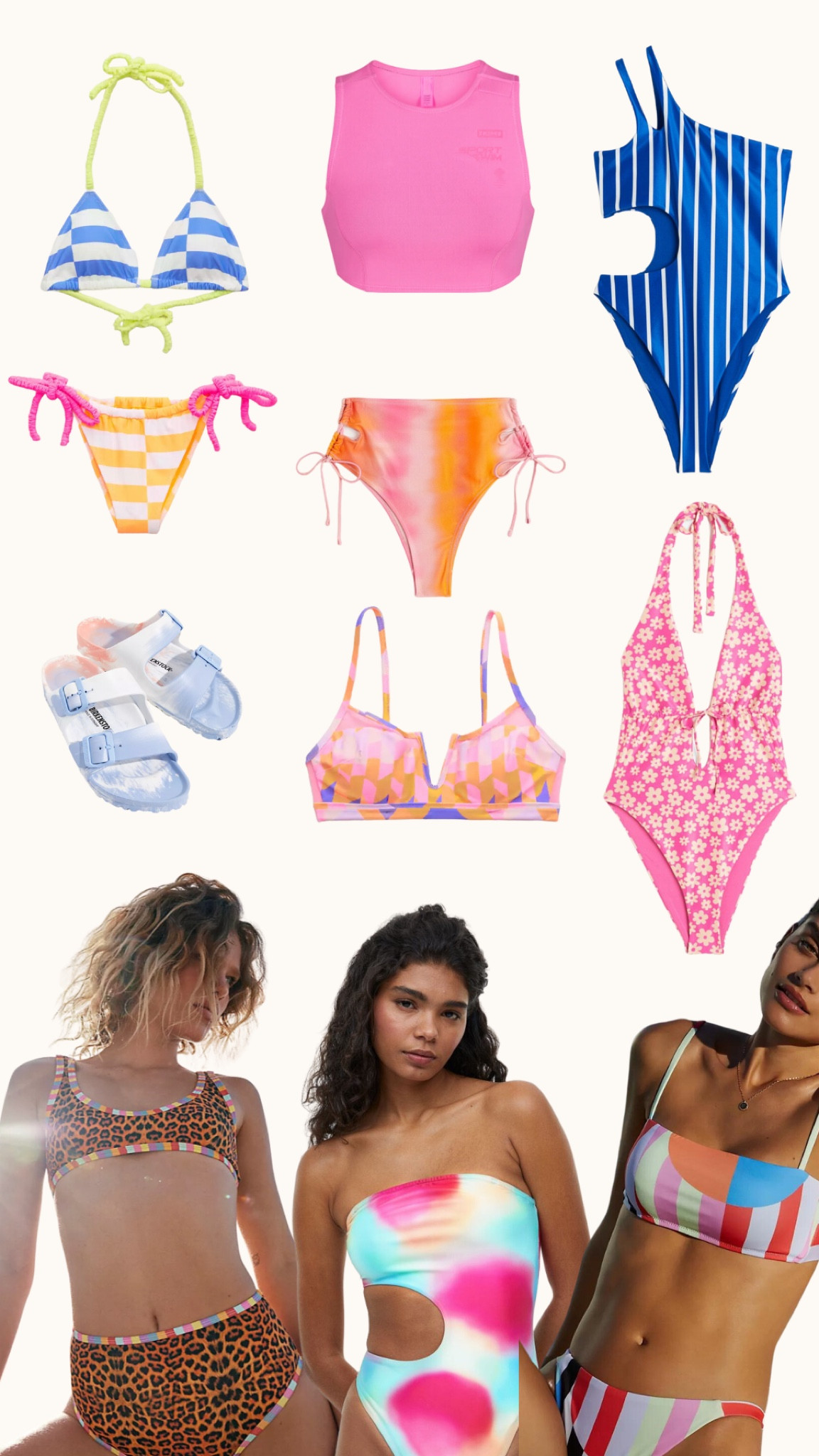 Technicolor swim! 🌊 

#LTKstyletip #LTKswim #LTKSeasonal