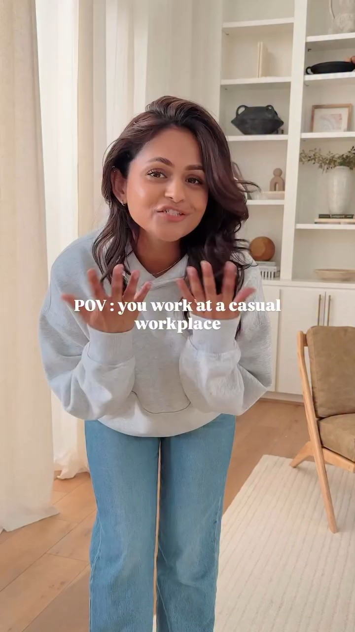how to be casual, comfort AND chic at work 🤍

#casualworkwear #whattoweartowork #smartcasuallook
