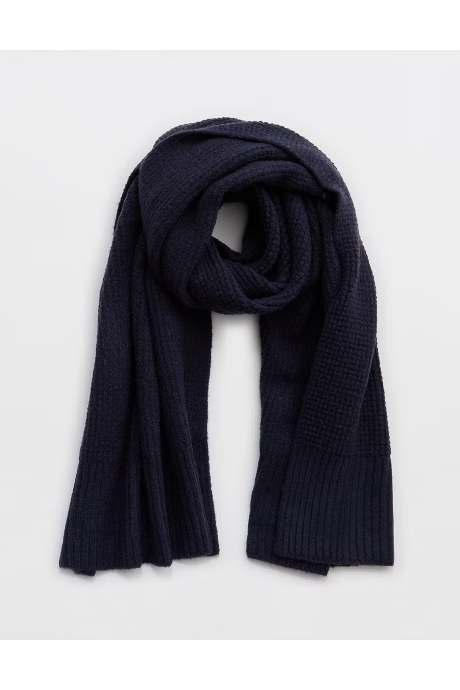 OFFLINE By Aerie Waffle Blanket Scarf Women's Navy One Size | Aerie