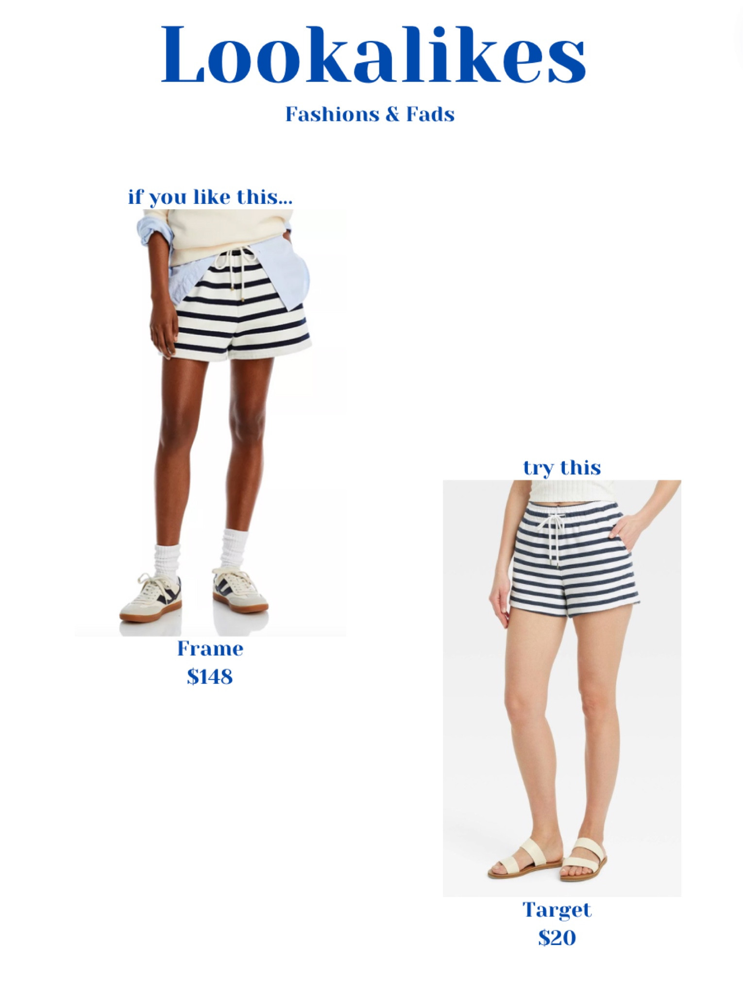 Natutical shorts for the Summer!!! Perfect to throw on after swimming



Bloomingdale’s
Frame
Target dupe
Target find
Striped shorts
Striped outfit
Comfy shorts
Cozy shorts
Sweatshorts
Navy shorts
White shorts
Printed shorts


#LTKStyleTip #LTKSummerSales #LTKFindsUnder50