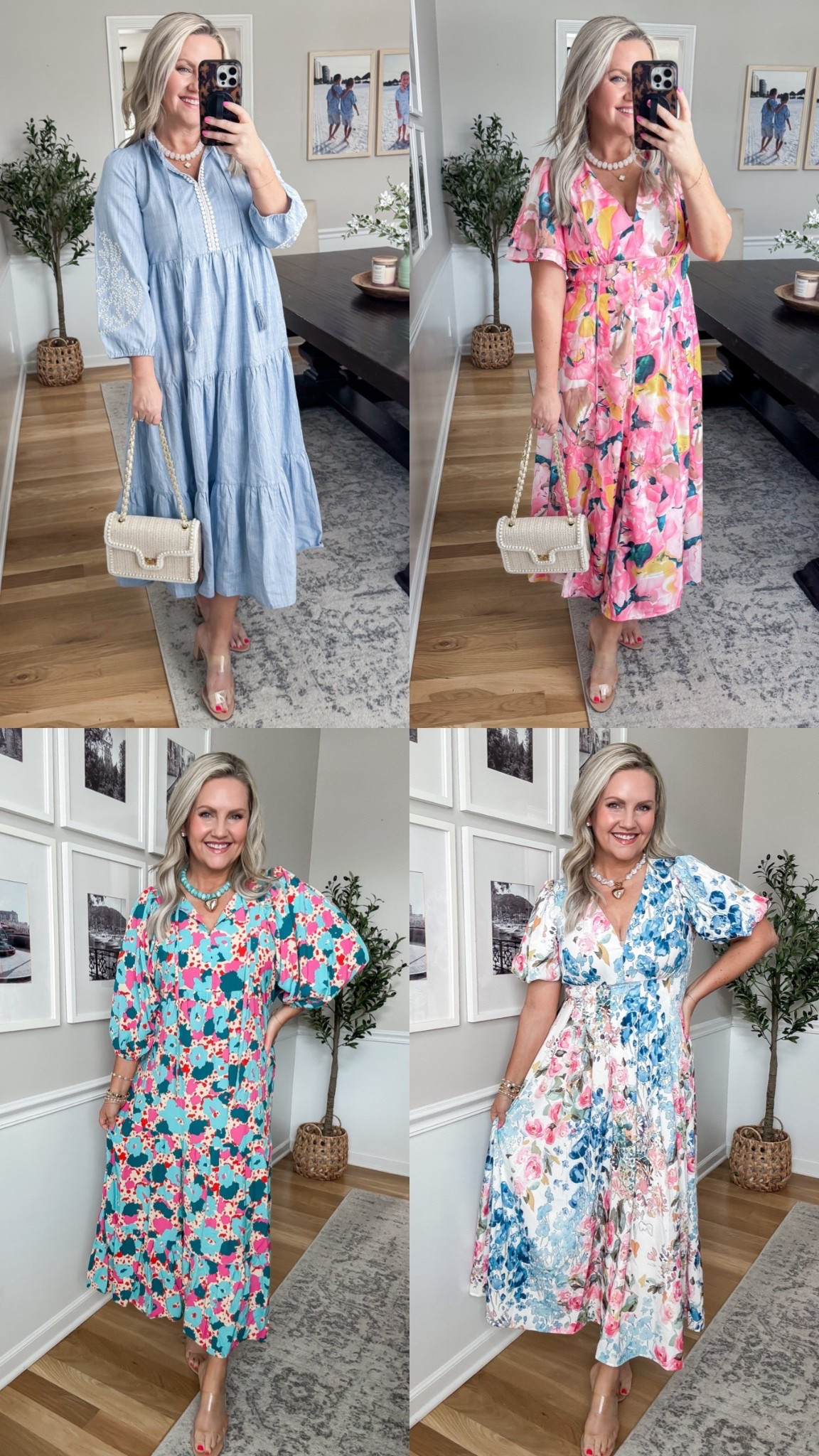 Easter dresses with prime shipping! These all have sleeves 👏🏻 I’m 5’3” in size small
Spring dress 
Mother’s Day dress 
Bridal shower dress
Baby shower dress 


#LTKOver40 #LTKSeasonal