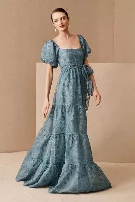 Beatrice Organza Maxi Dress | Anthropologie (US)