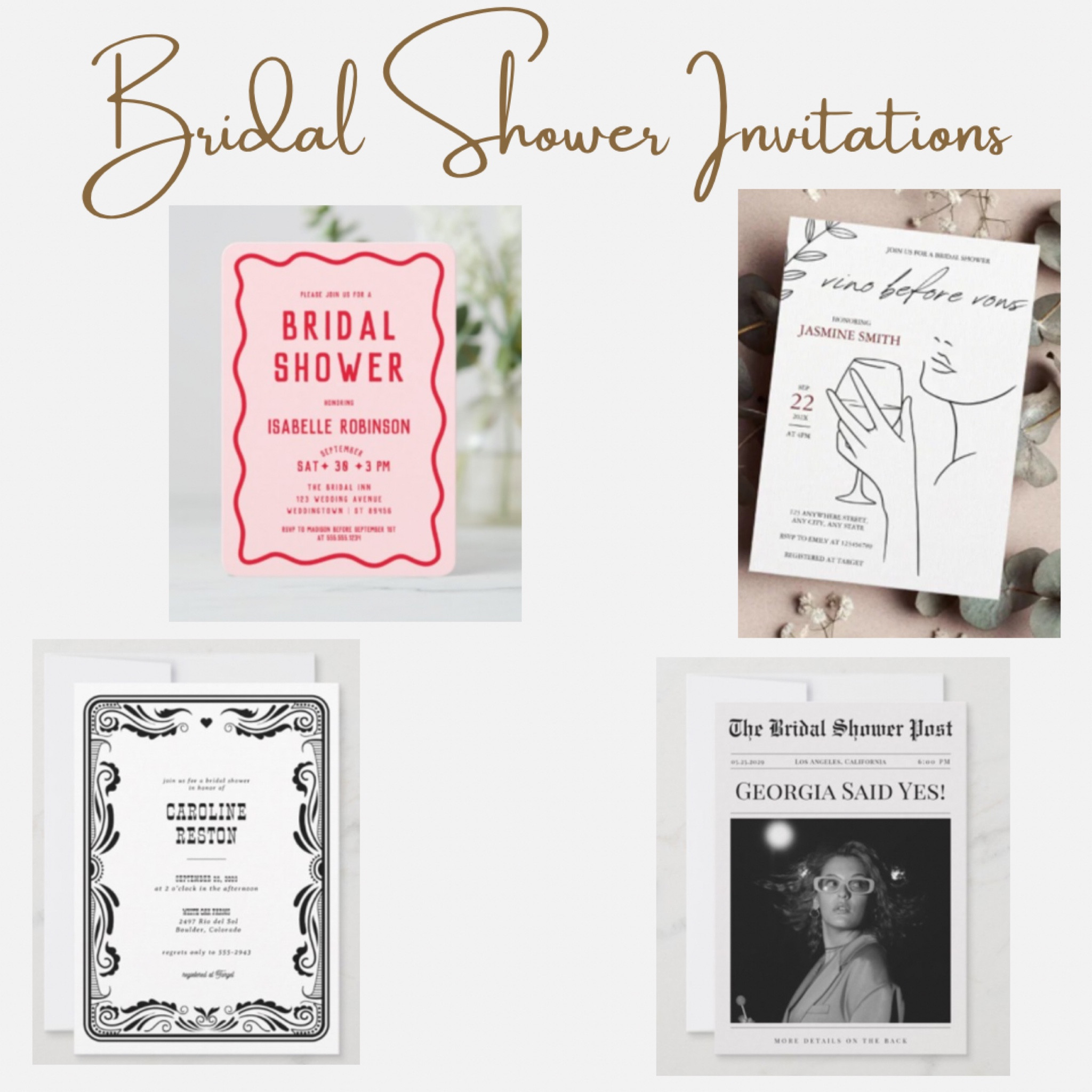 #weddingshower #bridalshower #coupleshower

#LTKsalealert #LTKwedding #LTKparties