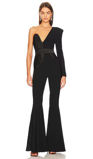 It's No Game Jumpsuit in Black | Revolve Clothing (Global)