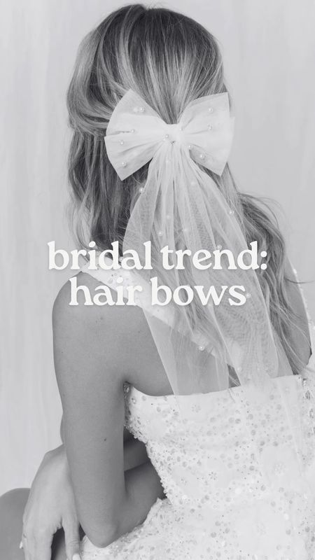 I adore this 2024/2025 bridal trend! 
Bows and ribbon are so fun for your bachelorette party outfits, bridal shower look, or even to add in your hair on your wedding day! I rounded up some of my favorites here at different price points!
I am your wedding big sis for all things bridal fashion, gifts, ideas, and more! Follow along for more💜
#bridalfashion #bridestyle #bridallook #bridetrends #2024bride wedding trends, wedding ideas, wedding outfit, bride look, bride hairstyle, bridal hair, bride bows, bridal bows, hair bows

#LTKwedding