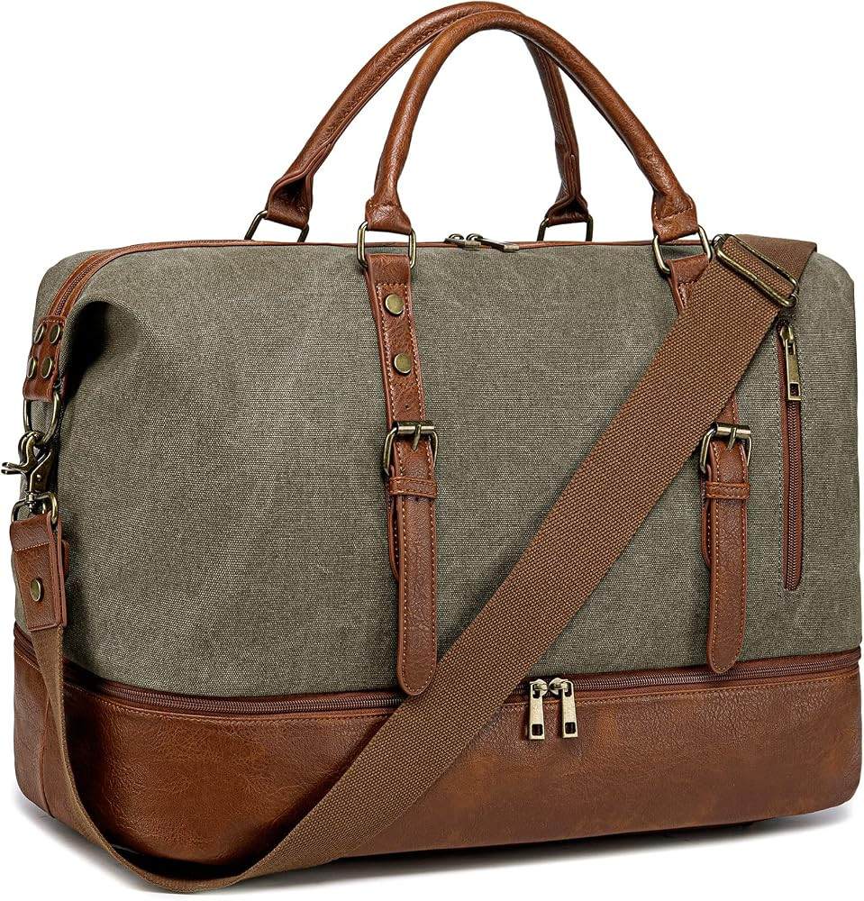 Bluboon Weekender Overnight Bags for Women Men Oversized Travel Duffel Bag Carry On Tote Bag with... | Amazon (US)