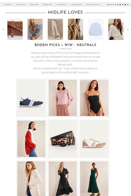 Spring picks from Boden + 20% off http://ow.ly/xjE050NbPw1 #fashion #style #mymidlifefashion #outfitpost #timeless #effortless #keepitsimple #over40style #over40fashion #styleover40 #fashionover40 #springstyle #springfashion #midlifefashion #midlifestyle #highstreetfashion #highstreetstyle #discount #bodencode #discountcode


#LTKSeasonal #LTKstyletip #LTKeurope