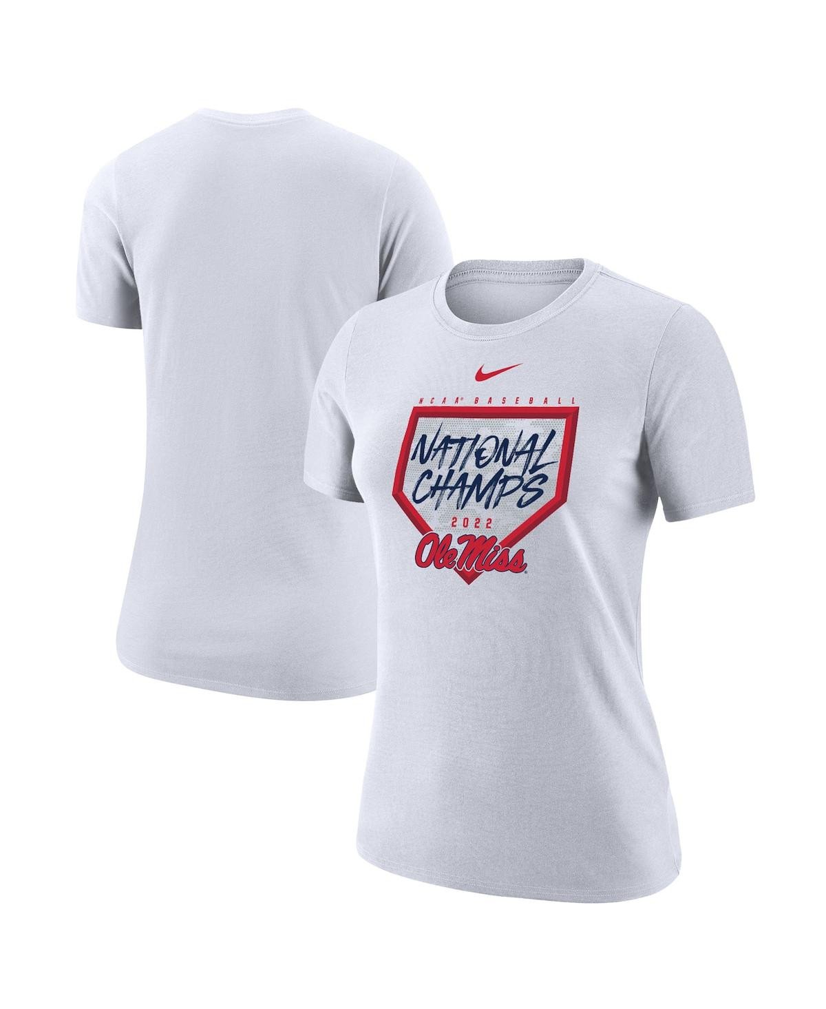 Women's Nike White Ole Miss Rebels 2022 Ncaa Men's Baseball College World Series Champions T-shirt | Macys (US)