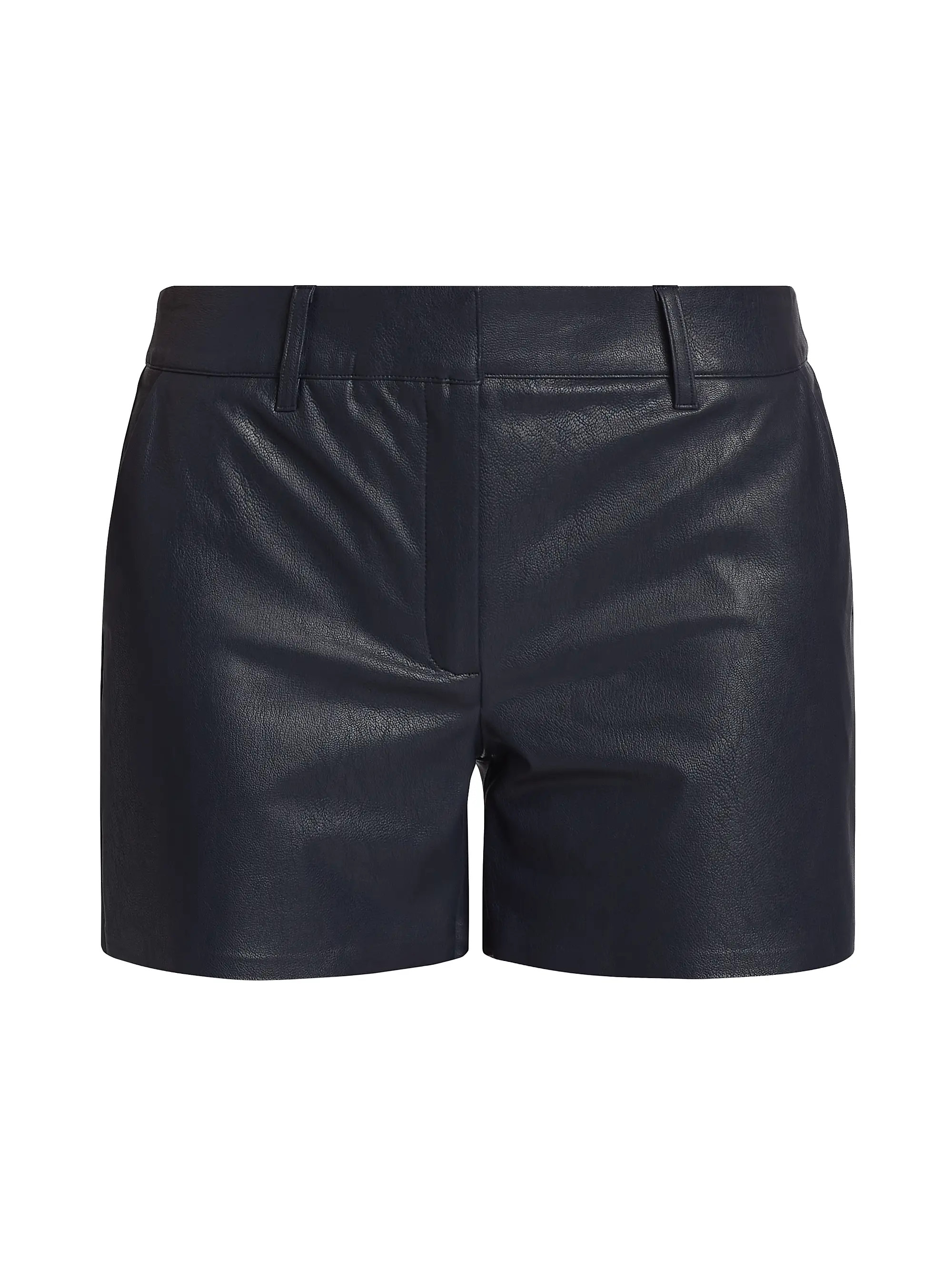 Faux-Leather Tailored Shorts | Saks Fifth Avenue
