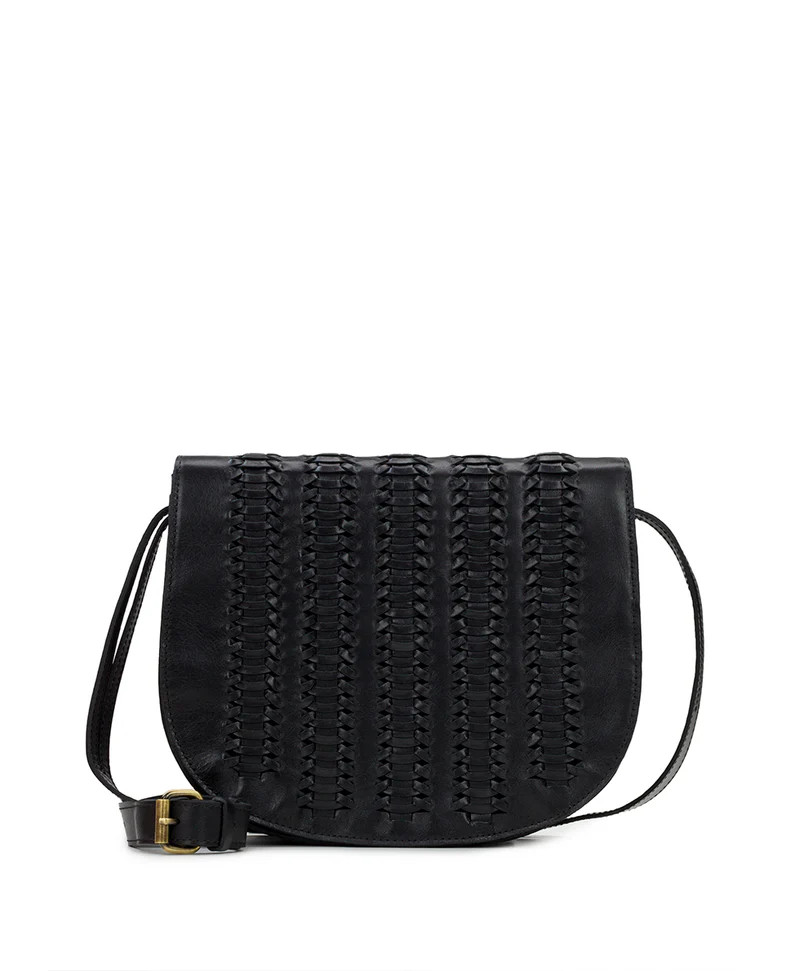 Grazia Braided Saddle Bag - Specialty Woven Leather | Patricia Nash Designs (US)